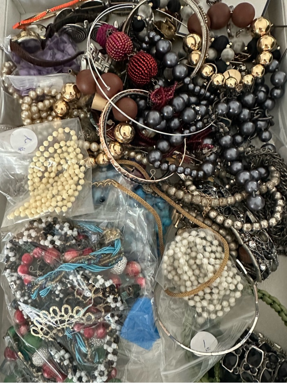 Jewelry Junk Craft Harvest Wear Lot 3.5 Lb Vintage to Modern Repurpose Boho